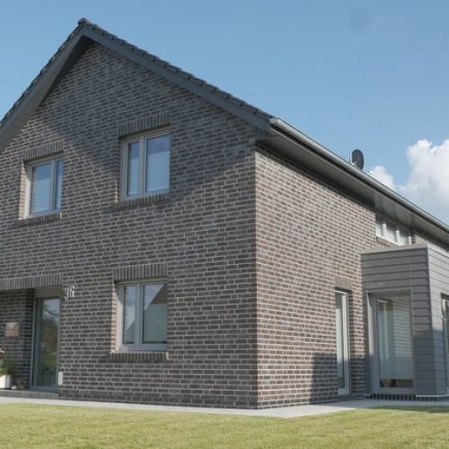Einfamilienhaus mit Satteldach, Augustfehn
